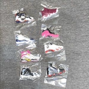 Vintage Nike/ Air Jordan key chain lot